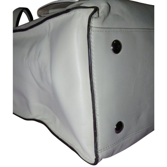 Coach 2014 Charlie Embossed Python Leather Large Tote Bag in Chalk White - Picture 10 of 16